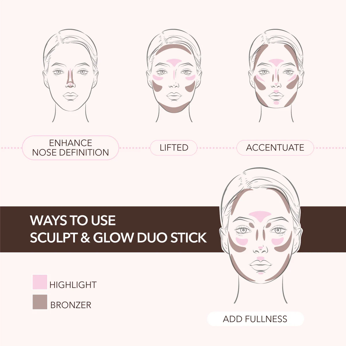 Sculpt & Glow Duo Stick - 400 Glowing Up!