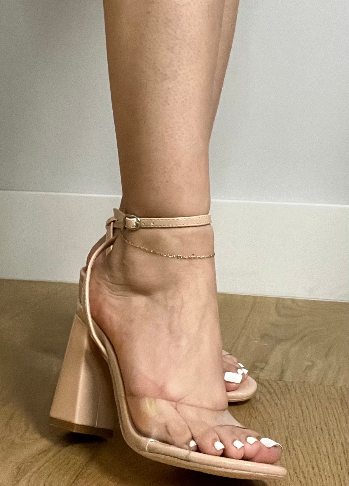 Nadia Heels - Clear/ Nude
