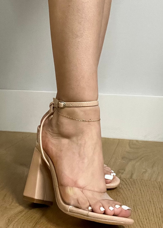 Nadia Heels - Clear/ Nude